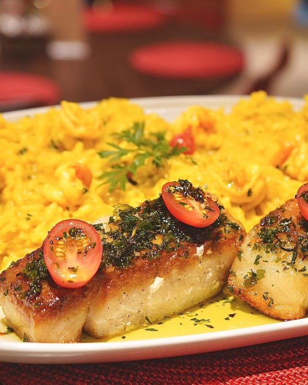 Tamariz Restaurante - Peixe ao molho de ervas